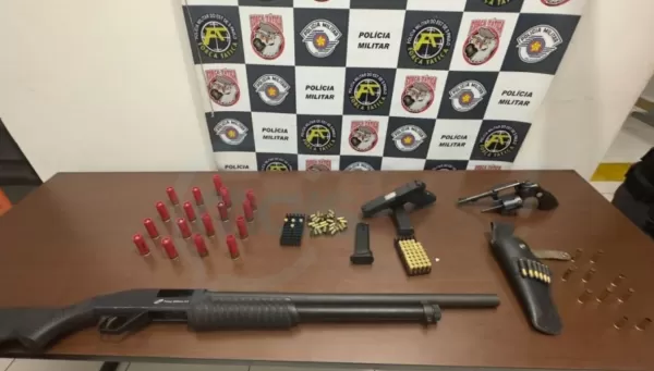 Briga entre genro e sogro termina em muita confusão, com tiros, um ferido e prisões 