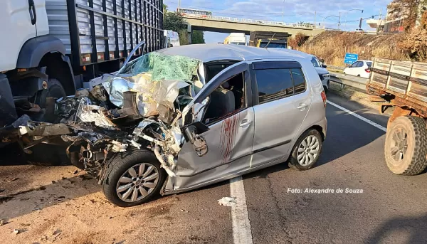 Acidentes em série congestionam a rodovia do Contorno em Marília