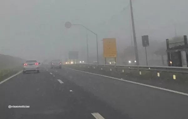 Frente fria antecipa chuva e traz nevoeiro para Marília e região. Motoristas devem redobrar atenção