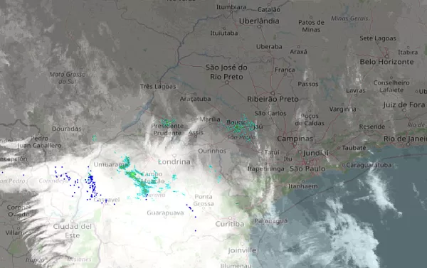 Nova frente fria muda o tempo na região de Marília. Chuva pode chegar ainda nesta quarta-feira
