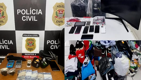 Polícia Civil faz operação em Marília contra traficantes que usavam sites de apostas para lavagem de dinheiro