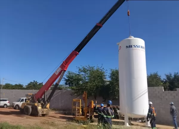 RIC Ambiental realiza manutenção programada para instalação de novo tanque de CO? no sistema de abastecimento do Nova Marília III