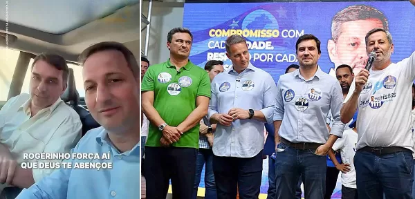 Rogerinho tem vídeo de apoio de Flávio Bolsonaro à sua campanha à Assembleia Legislativa