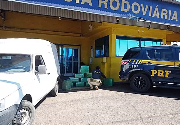 Homem que iria viajar quase mil km com droga, acaba preso pela PRF