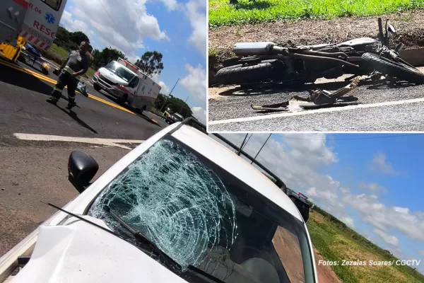 Motociclista morre em acidente na BR-153