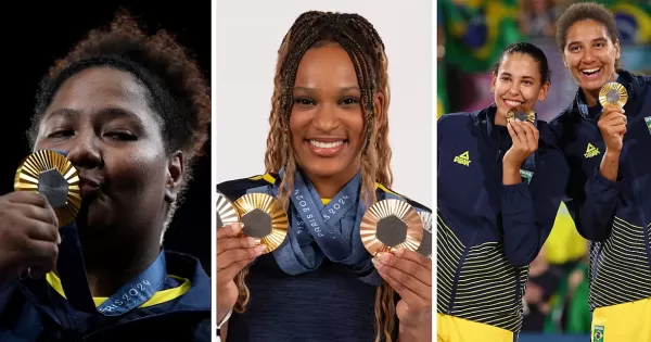 Brasileiros em Paris: três ouros e quase recorde no número de pódios
