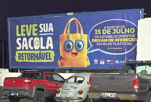 Uso de sacolas plásticas retornáveis tem campanha em Marília