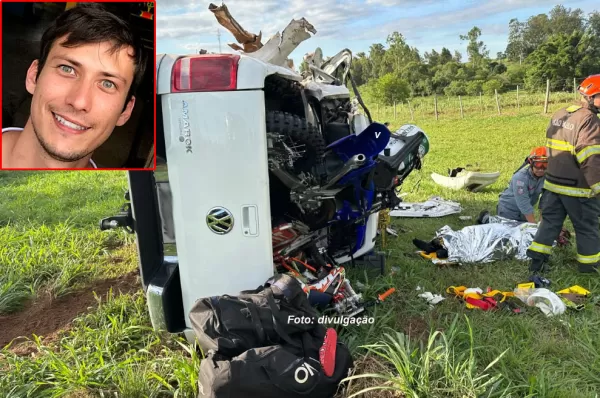 Piloto mariliense morre em grave acidente na BR-153