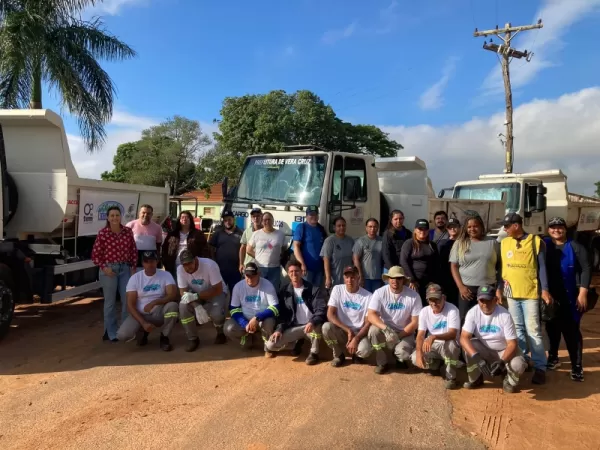 Começa o mutirão de limpeza Cidade Limpa em Vera Cruz
