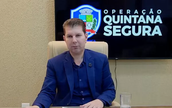 Prefeito Fernando Itapuã anuncia instalação de câmeras de segurança em Quintana