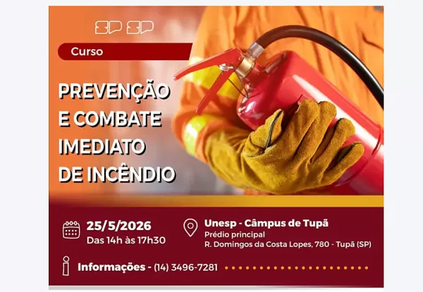 Curso gratuito em Tupã orienta produtores rurais sobre prevenção e combate a incêndios