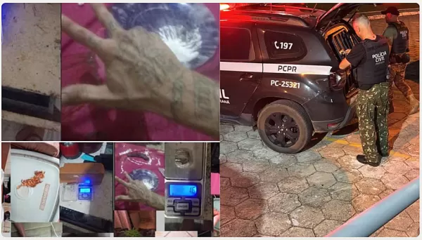 Casal procurado por tráfico em Guarantã foge para o Paraná e acaba preso