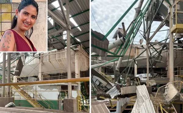 Explosão em cooperativa: jovem luta pela vida após sofrer queimaduras em 90% do corpo 