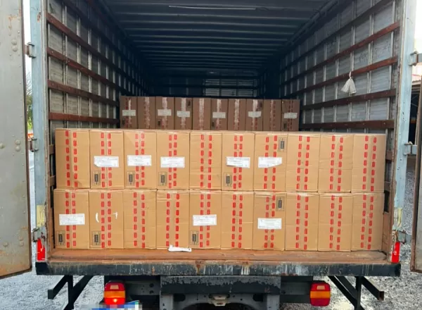 Polícia Federal de Marília investiga apreensão de carga de cigarros contrabandeados