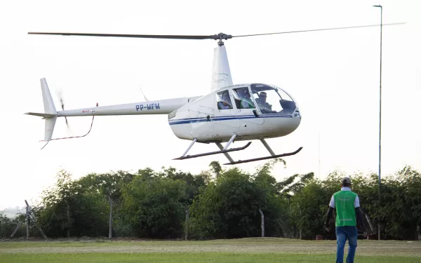 Conheça Marília do alto: viva a experiência com voo panorâmico de helicóptero, neste fim de semana