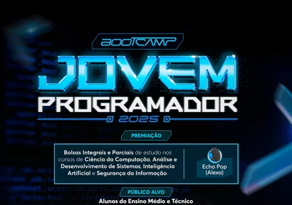 Inscrições abertas para o Bootcamp Jovem Programador 2025 da Unimar