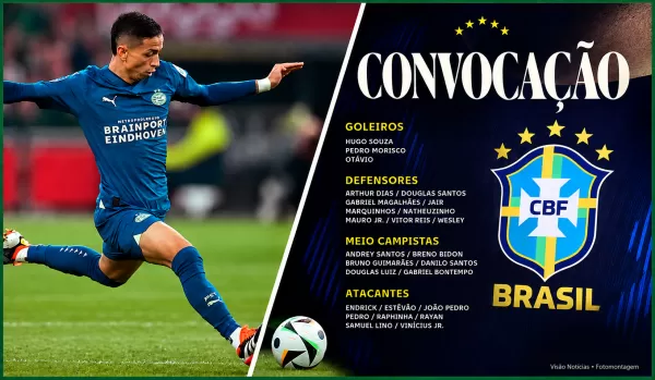 Jogador nascido na região é convocado por Ancelotti para a Seleção Brasileira