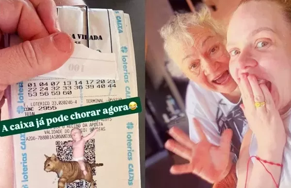 Ex-BBB Paulinha Leite provoca a Caixa após ganhar na Mega da Virada