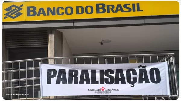 Bancários fazem paralisação de 24 horas em Marília e cidades da região nesta quinta-feira