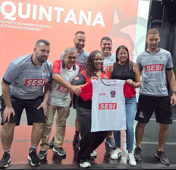 Parceria estratégica entre Quintana e o SESI-SP fortalece política esportiva e amplia oportunidades para a juventude