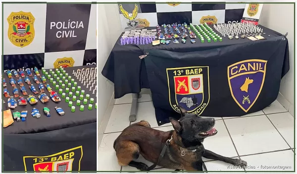 Traficante foge pela mata e joga drogas fora durante operação em Marília. Mas “esqueceu” de um detalhe