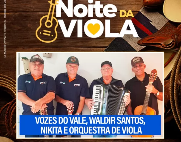 Distrito de Dirceu recebe Noite da Viola neste sábado