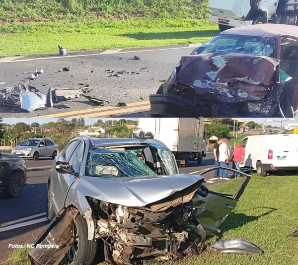 Caminhoneiro morre em grave acidente na SP-294