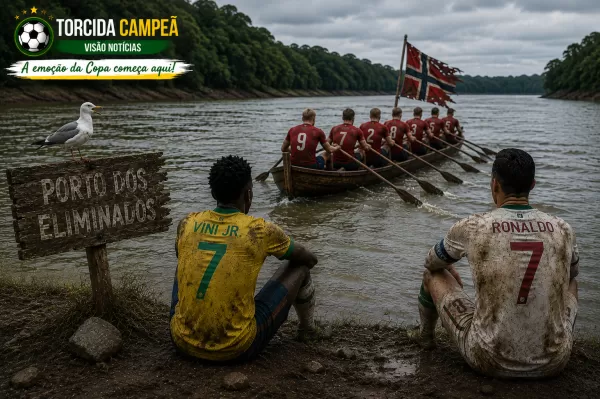 Bellingham decide para a Inglaterra na prorrogação. Noruega volta para casa!