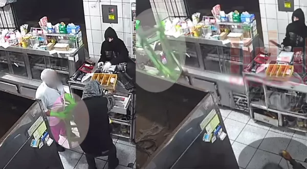 Comerciante reage a assalto e acerta banco em criminoso