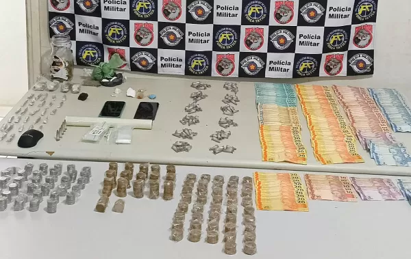 Adega era usada para armazenar e vender drogas em Marília. Comerciante é preso em flagrante 