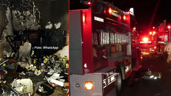 Polícia investiga morte de homem durante incêndio em apartamento no centro de Marília