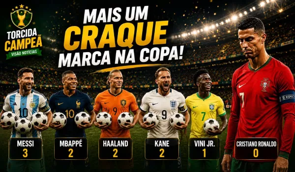 Torcida Campeã: Harry Kane brilha, marca duas vezes e entra na disputa entre os grandes craques da Copa do Mundo