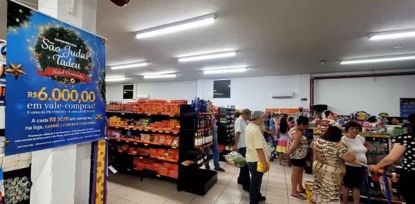 Supermercado São Judas Tadeu de Marília encerra primeira campanha promocional e vai sortear R$ 6 mil em vales-compras 