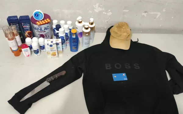 Mulher assalta farmácia armada com faca, ameaça funcionários e acaba presa pela PM 