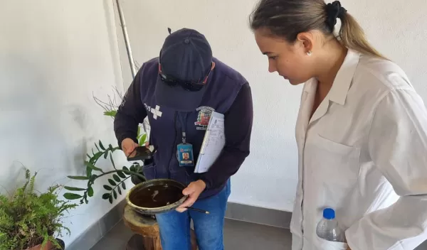 Saúde elimina focos do mosquito transmissor da dengue em ação na zona Norte de Marília