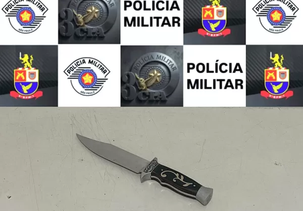 Em Marília, PM salva mulher de ser morta a facadas pelo ex-companheiro