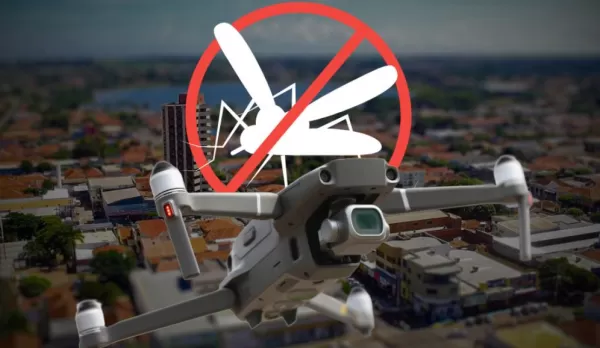 Marília vai usar drone para monitorar áreas com risco de dengue