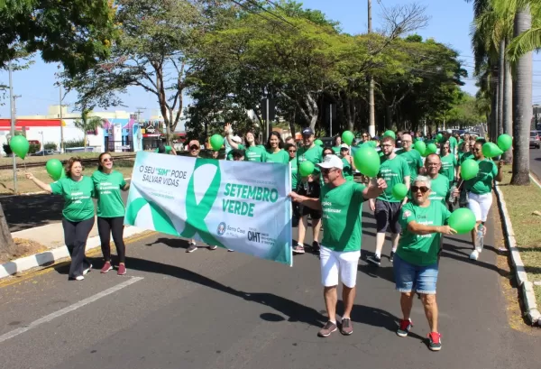 Setembro Verde: Caminhada pela doação de órgãos será neste domingo em Marília