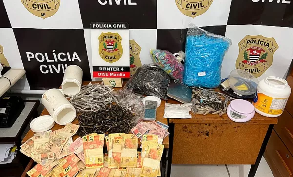 Rapaz usava a própria casa para vender drogas em Marília