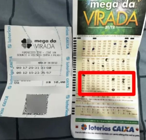 Mulher diz que lotérica não registrou jogo vencedor da Mega da Virada