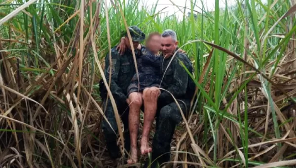 Idosa de 76 anos é encontrada após três dias perdida em canavial