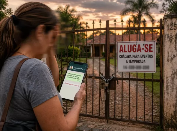 Golpe da falsa locação de chácara faz vítima em Marília