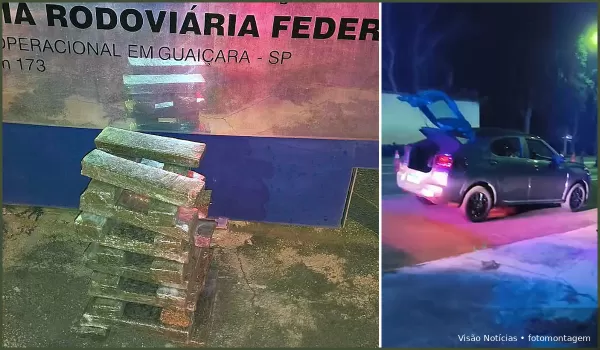 Dupla aluga carro para transportar droga, é presa pela PRF e deixa problema para locadora