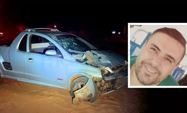 Utilitário atropela, arrasta e mata motociclista