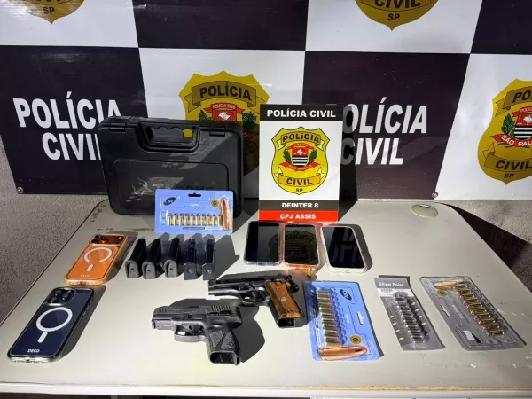 Polícia Civil faz operação contra furto de carga de soja e apreende armas, munições e celulares