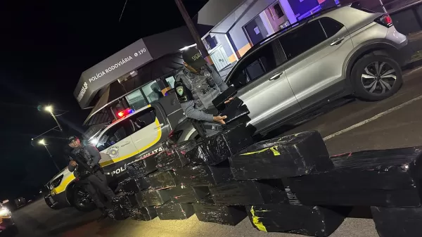 Polícia Rodoviária apreende quase meia tonelada de maconha e causa prejuízo de R$ 1 milhão ao tráfico