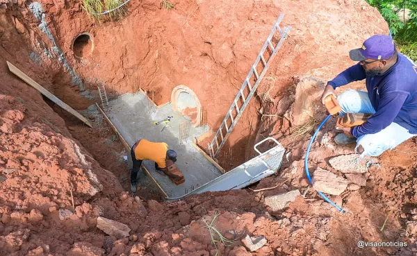 Obras buscam solucionar problemas de drenagem em Pompeia