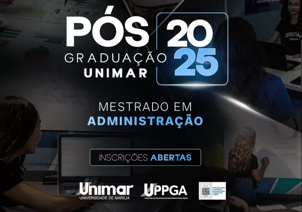 Mestrado Profissional em Administração da Unimar, com foco em inovação organizacional está com vagas abertas 