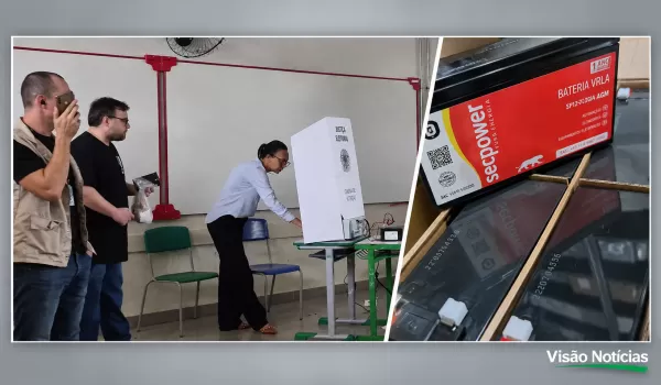 Após temporal no primeiro turno, Justiça Eleitoral garante que estoque de baterias será suficiente para votação neste domingo em Marília