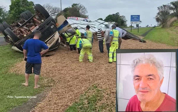 Caminhoneiro que morreu em acidente na SP-294 será sepultado nesta tarde